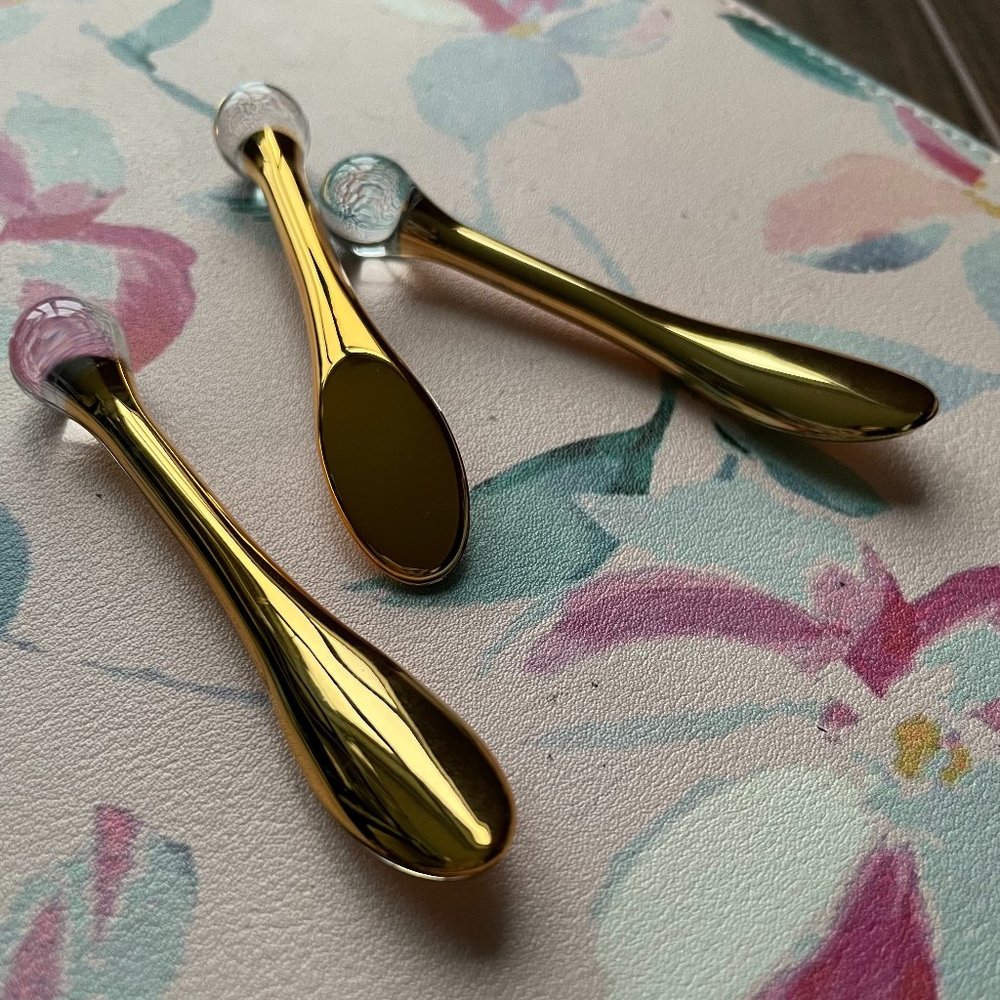 Luxury Gold Coloured Mini Spatula Beauty Scoop